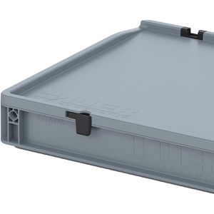 Produktbild für Eurobox AUER ED 64/75 HG, grau, 15 Liter