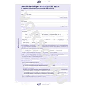 Produktbild für Mietvertrag Zweckform 2873, DIN A4