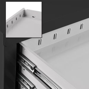 Produktbild für Schubladenschrank ADB 24802, aus Metall