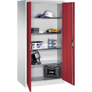 Produktbild für Werkzeugschrank CP-Möbel 8922-00, aus Metall, grau / rot