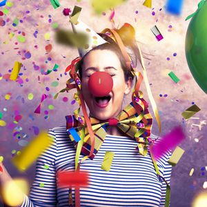 Produktbild für Konfetti Relaxdays 10020854, Party-Popper, aus Folie