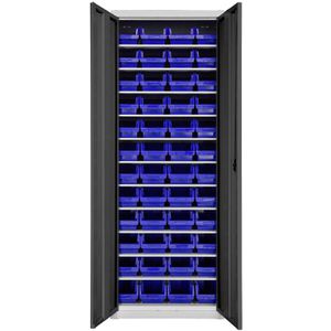 Magazinschrank ADB 41825, grau / anthrazit