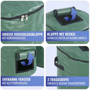 Produktbild für Komposter Maximex 9944102500, grün, aus Kunststoff