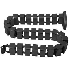 Kabelführung FlexiSpot CMP017B, zum Anschrauben, schwarz