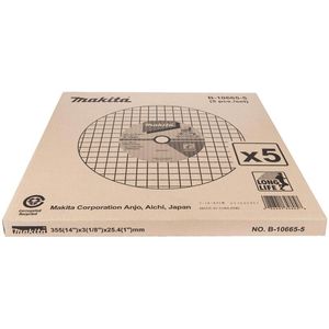 Produktbild für Trennscheibe Makita B-10665-5, Bohrungs-Ø 25,4 mm