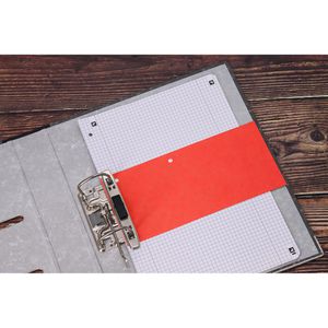 Produktbild für Trennstreifen DONAU 8620100-04PL Duo, rot