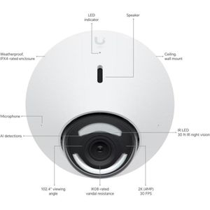 Produktbild für Überwachungskamera UbiQuiti G5 Dome UniFi, innen