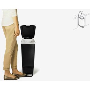 Produktbild für Mülleimer Simplehuman CW1361, schwarz