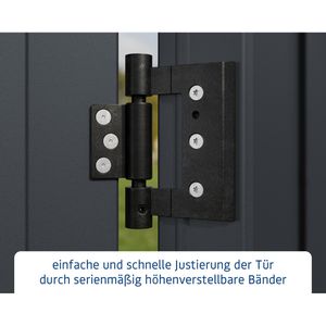 Produktbild für Geräteschuppen Hörmann EcoStar Elegant-P, 7,56 m²