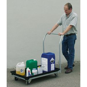 Produktbild für Auffangwanne CEMO PE 30 mobil, 8166, aus Polyethylen