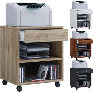 Produktbild für Rollcontainer VCM Salda 913905, Holz, schwarz