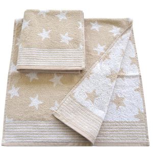 Produktbild für Handtuch Dyckhoff Stars, sand, 50 x 100 cm