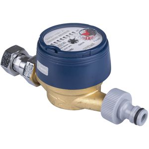 Produktbild für Wasserzähler SPEWA 100045, Messing, 2026 geeicht, 3/4 Zoll