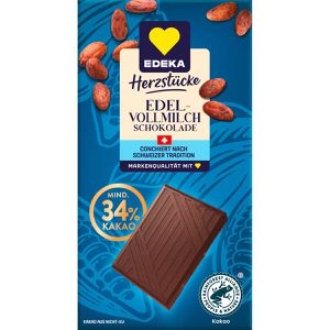 Tafelschokolade Edeka Herzstücke Edel-Vollmilch
