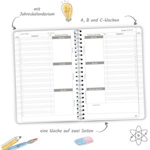 Produktbild für Schülerkalender Trötsch Blau, Schuljahr 2026/2027