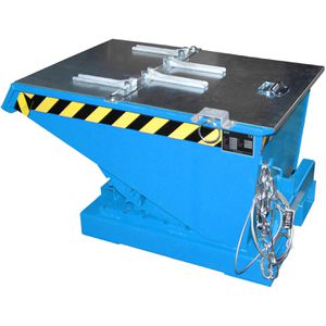 Produktbild für Kippbehälter-Deckel BAUER 4498-07-0800, aus verzinktem Stahl