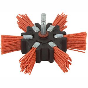 Produktbild für Drahtbürste Wolfcraft 1512000, Fächerbürste Ø 100 x 20mm