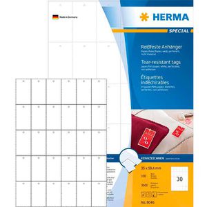 Hängeetiketten Herma 8046, 35 x 59,4 mm