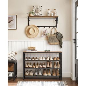 Produktbild für Schuhregal Vasagle LBS14X, aus Metall