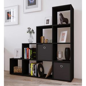 Produktbild für Bücherregal VCM Napoli, 912409, schwarz