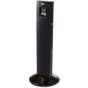Produktbild für Aschenbecher Rubbermaid Metropolitan, schwarz, für Outdoor