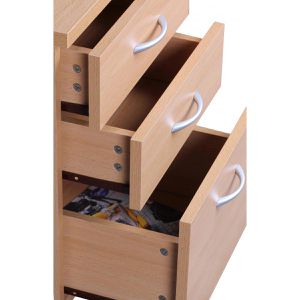 Produktbild für Rollcontainer Wohnling Kilian WL1.342, aus Holz, buche