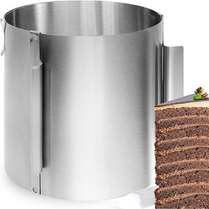 Tortenring 4smile Premium, backofenfest, aus Edelstahl