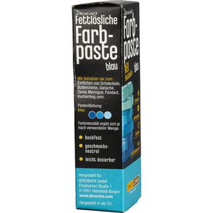 Produktbild für Lebensmittelfarbe Decocino Farbpaste, fettlöslich