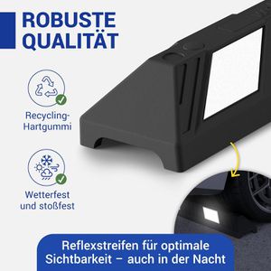 Produktbild für Radstopper Wolk zum Schrauben oder Kleben