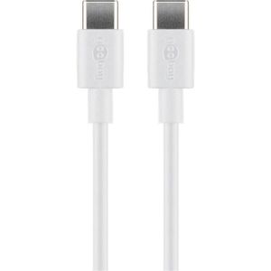 Produktbild für Ladekabel Goobay 66317, weiß, 1m