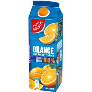 Produktbild für Saft Gut&amp;Günstig Orange, Direktsaft ohne Zuckerzusatz