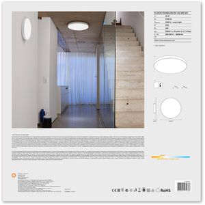 Produktbild für LED-Panel LEDVANCE Planon Frameless, weiß, Ø 45 cm