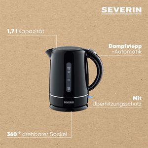 Produktbild für Wasserkocher Severin WK 4322, schwarz