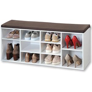 Produktbild für Schuhbank Kesper 15910, weiß, aus Holz