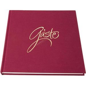 Gästebuch Rössler-Papier Forever Rosso, 21 x 21cm