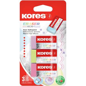 Produktbild für Radiergummi Kores KE-30 Pastel, 40315