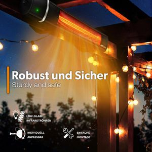 Produktbild für Heizstrahler Tresko THSL-008, outdoor