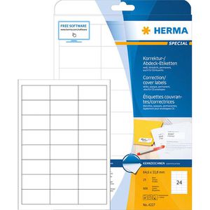 Universaletiketten Herma 4227 Special, weiß