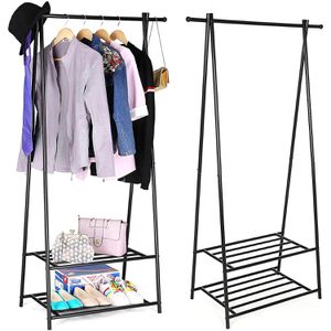 Produktbild für Garderobenständer Songmics HSR05B, schwarz