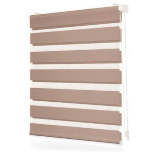 Rollo Lichtblick Klemmfix, lichtdurchlässig, taupe