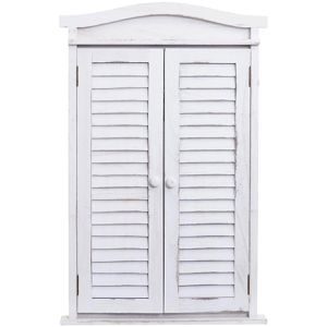 Produktbild für Wandspiegel Mendler 72681, Shabby-Chic, rechteckig