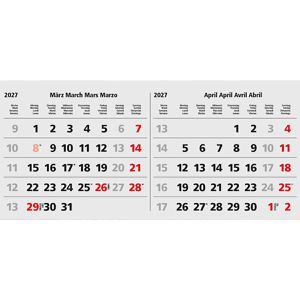 Produktbild für 6-Monatskalender Geiger Multi 6, Jahr 2027