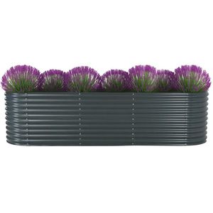 Produktbild für Hochbeet vidaXL 45522, aus verzinktem Stahl