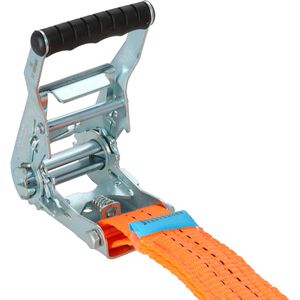 Produktbild für Spanngurt Feldtmann TECTOR, orange, mit Haken &amp; Ratsche