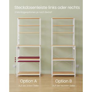 Produktbild für Küchenregal Vasagle KKS124Y01, goldeiche