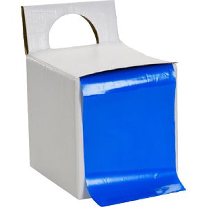 Dehnband dm-folien PE-Stretch blau-opak, 1200 x 100mm