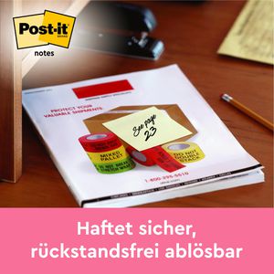 Produktbild für Haftnotizen Post-it Notes, 653-E, gelb