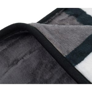 Produktbild für Kuscheldecke Gözze Antigua Cashmere Feeling, grau/schwarz/weiß