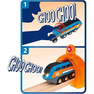 Produktbild für Spielzeugeisenbahn BRIO 33971 Smart Tech Sound Lok