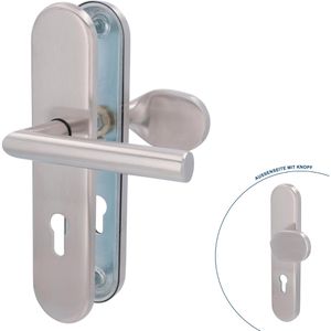 Produktbild für Drückergarnitur Alpertec Security Moskau WET PZ